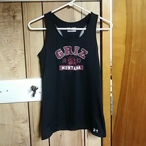 UA Montana Griz racer back tank